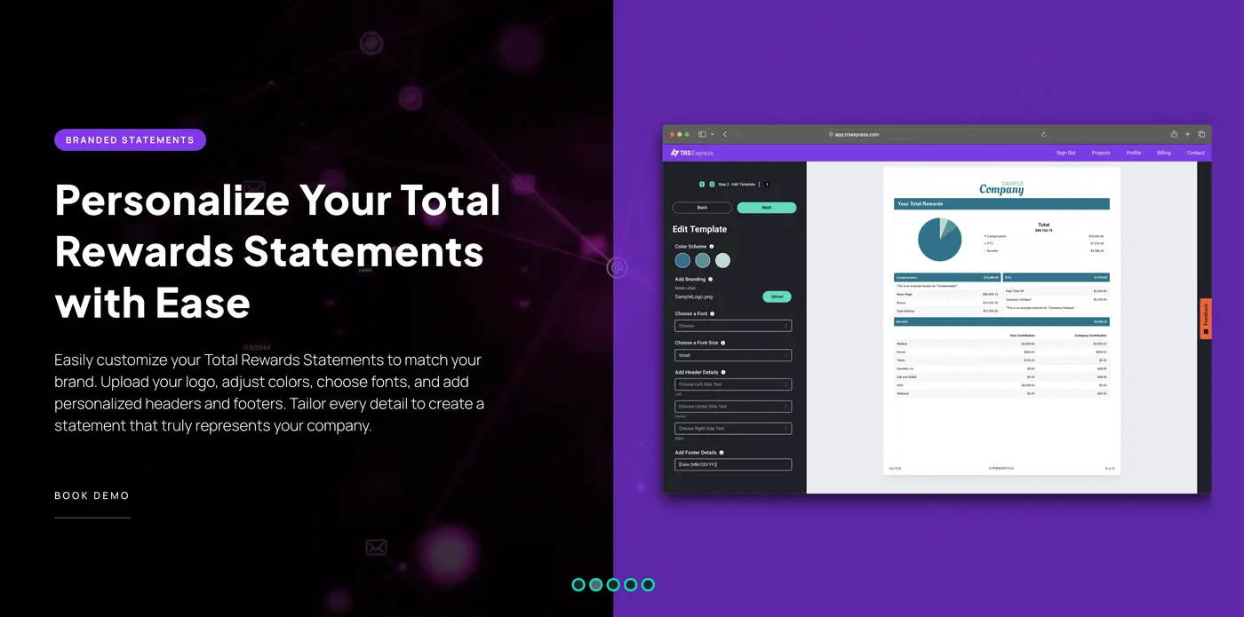 Screenshot of Business Templates Builder