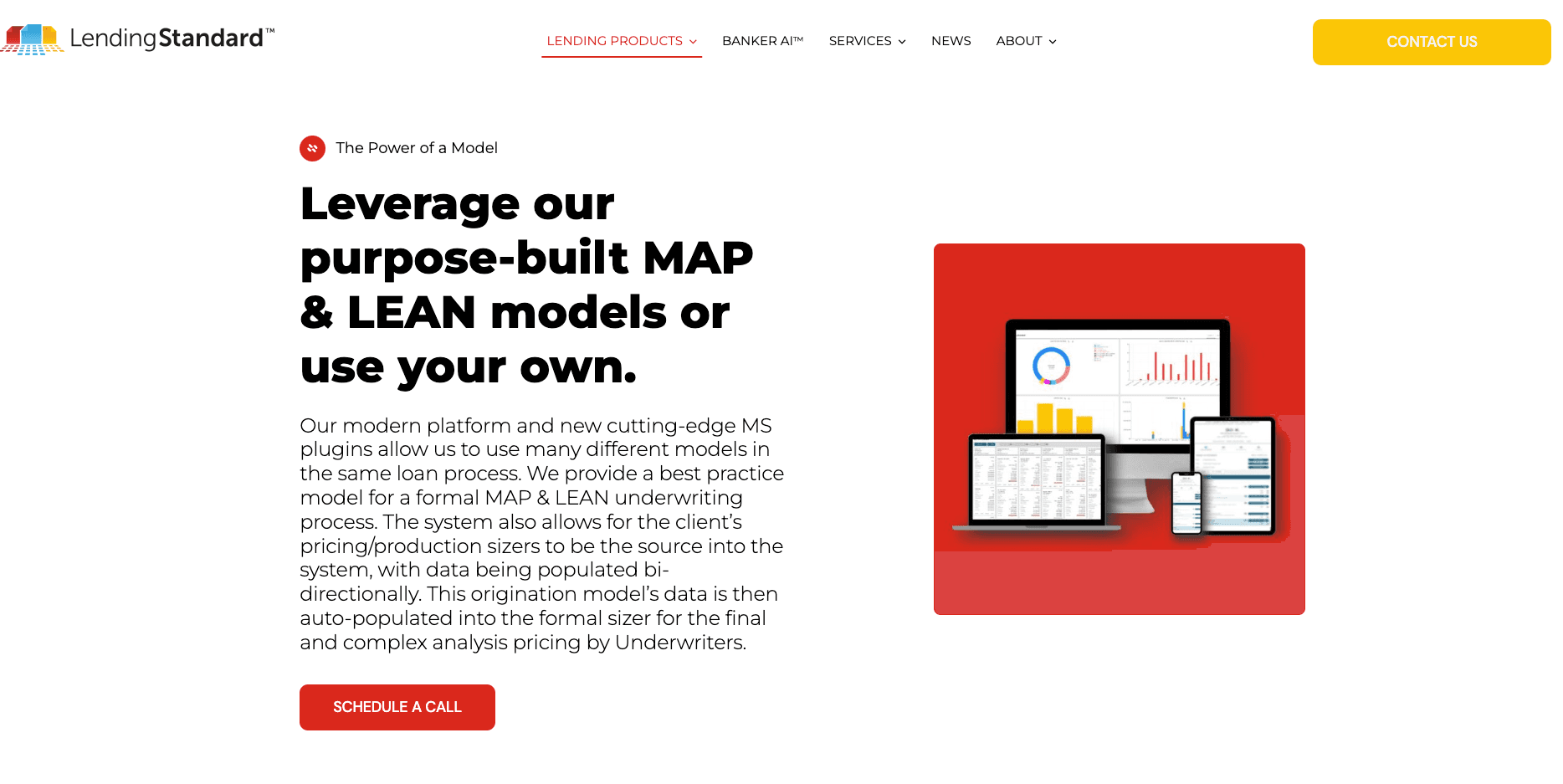 LendingStandard loan pipeline dashboard